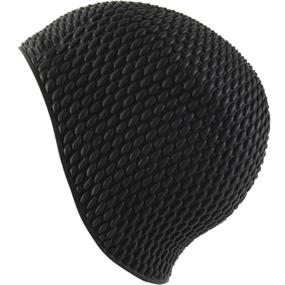 Embossed Swimming Cap - Black