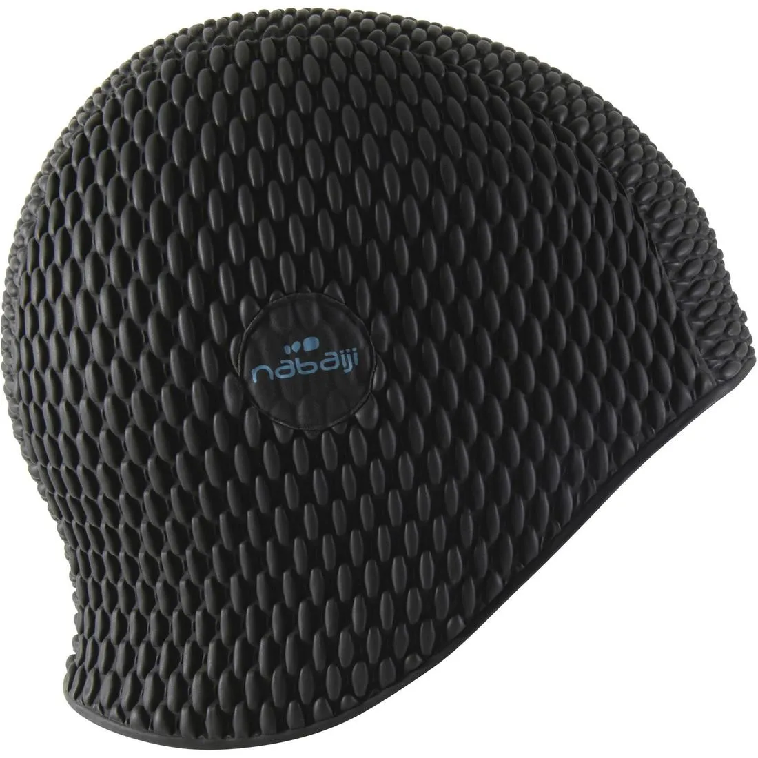 Embossed Swimming Cap - Black