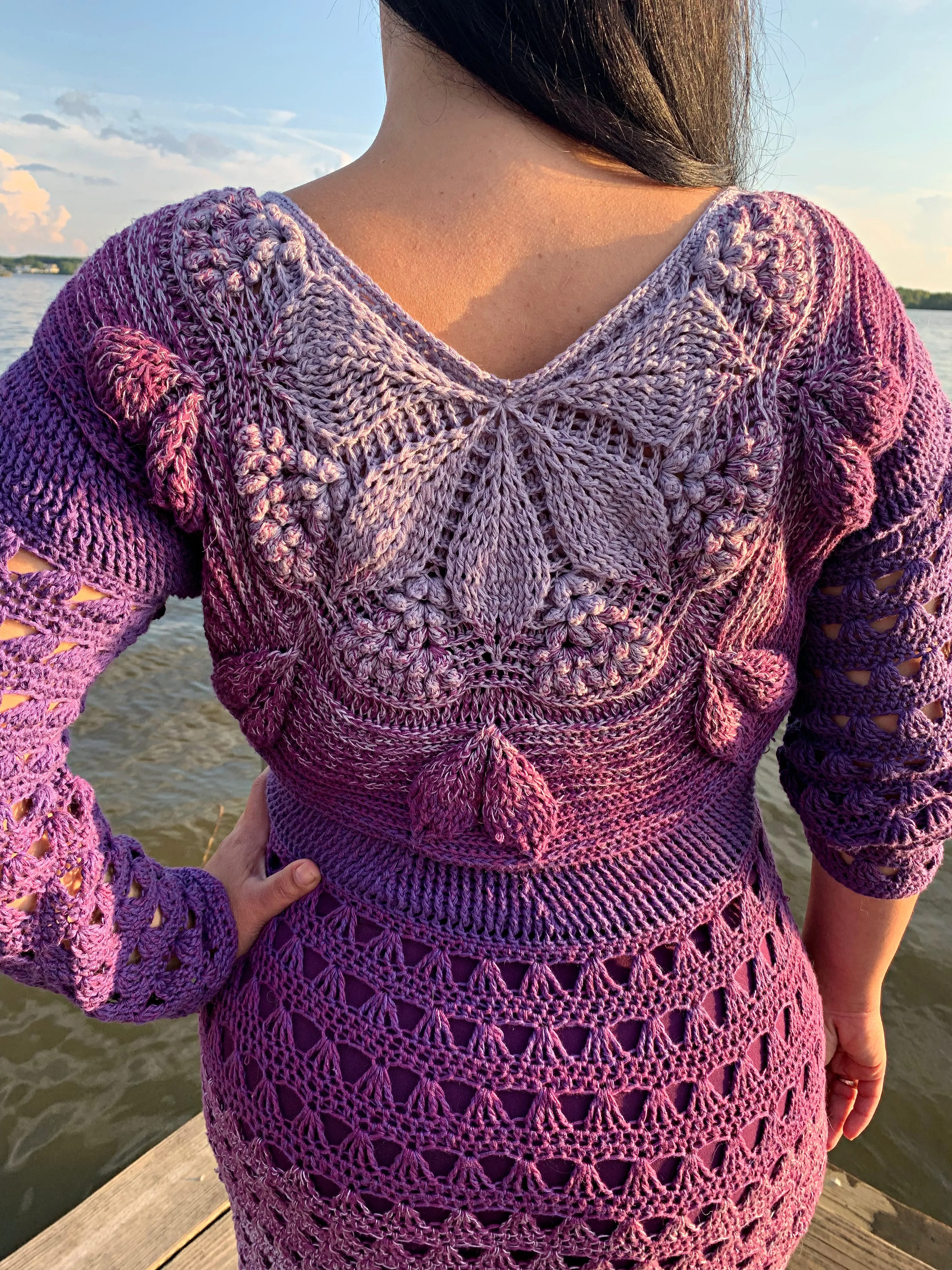 Embossed Transformer Dress