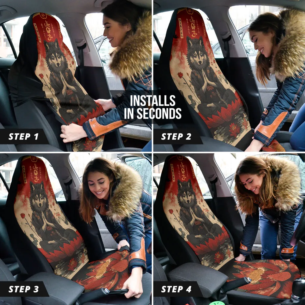 Enlightened Wolf Car seat Covers