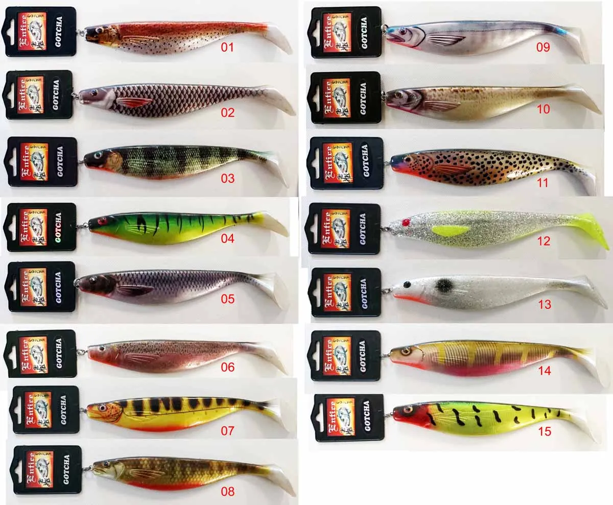 Entice Gotcha Shad 170mm Soft Plastic Fishing Lure