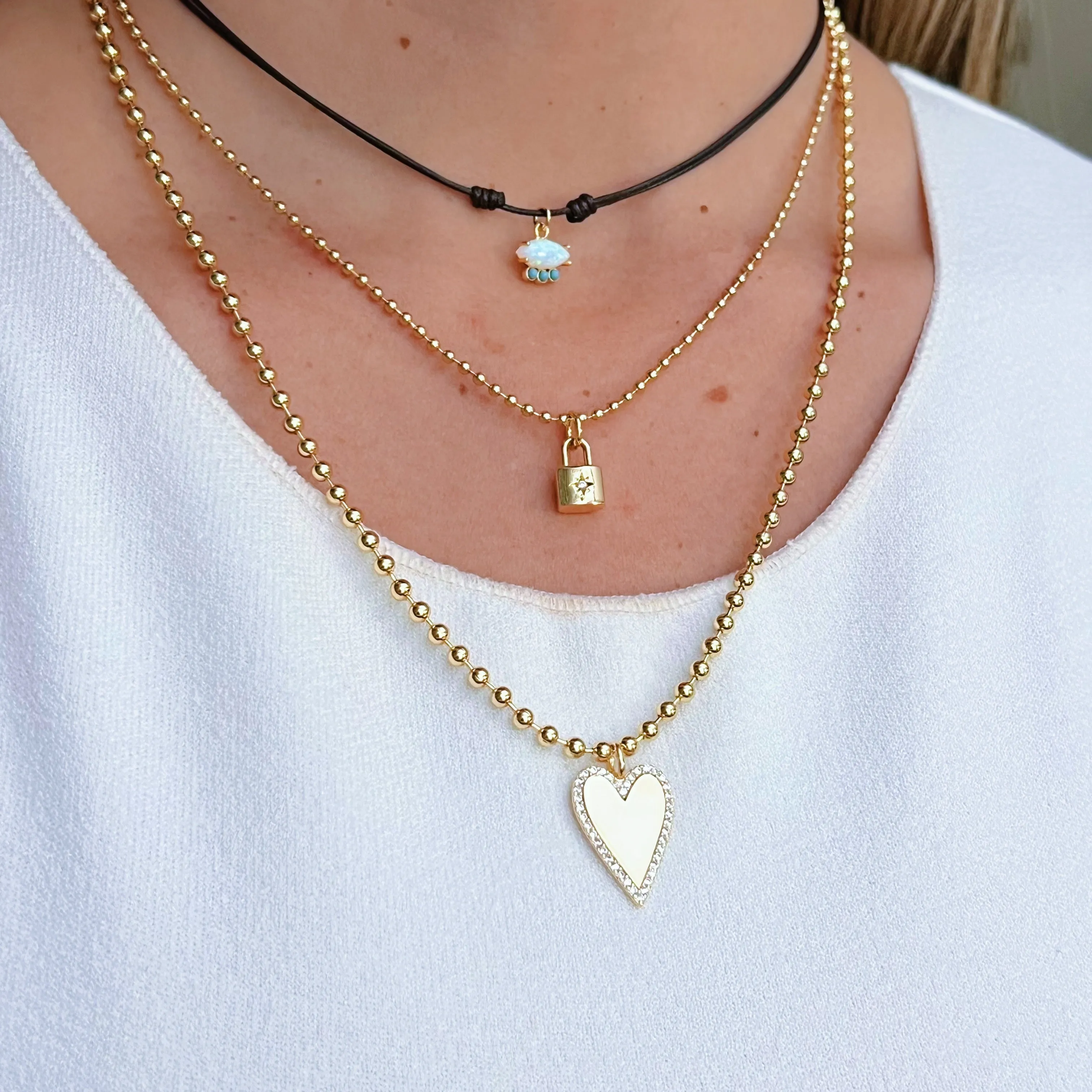 Eternal Love - Cz Heart Pendant Necklace