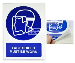 Face Shield Must Be Worn (M004_VNL)