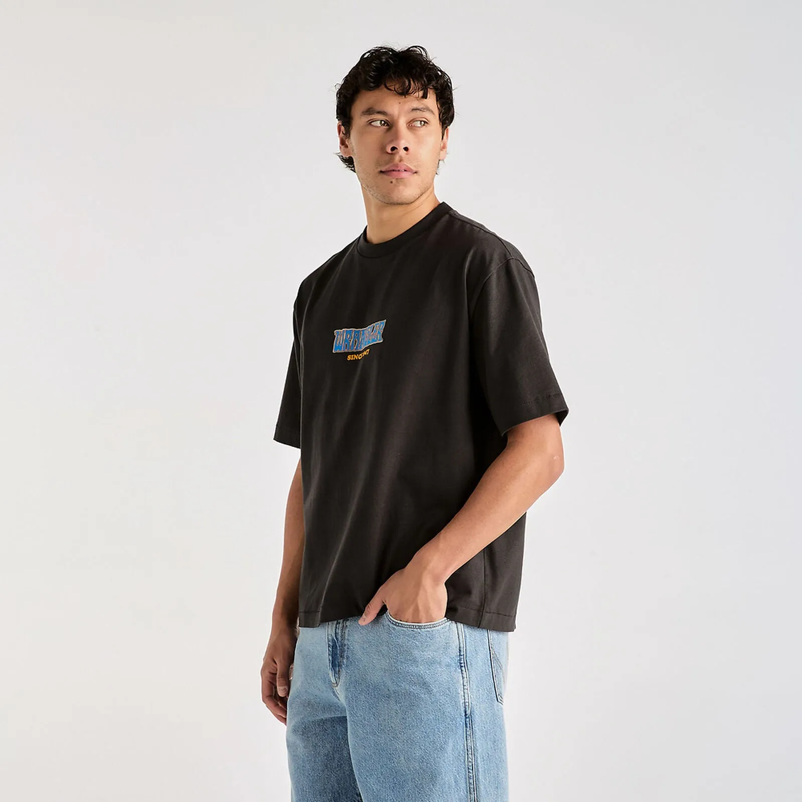 Fangs Boxcar Tee | Worn Black