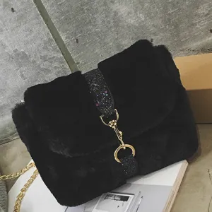 Faux fur purse