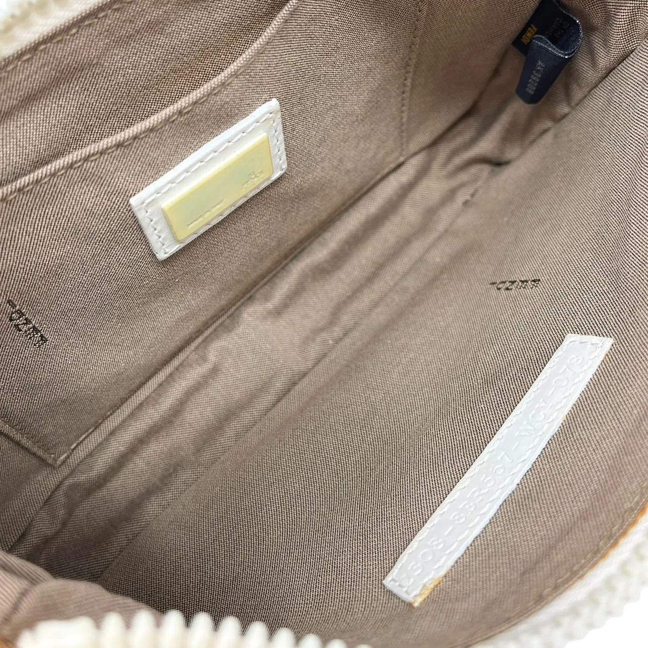 Fendi Brown Logo Shoulder Bag