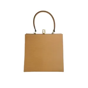 Fendi Mustard Epi Leather 2way Handle Bag