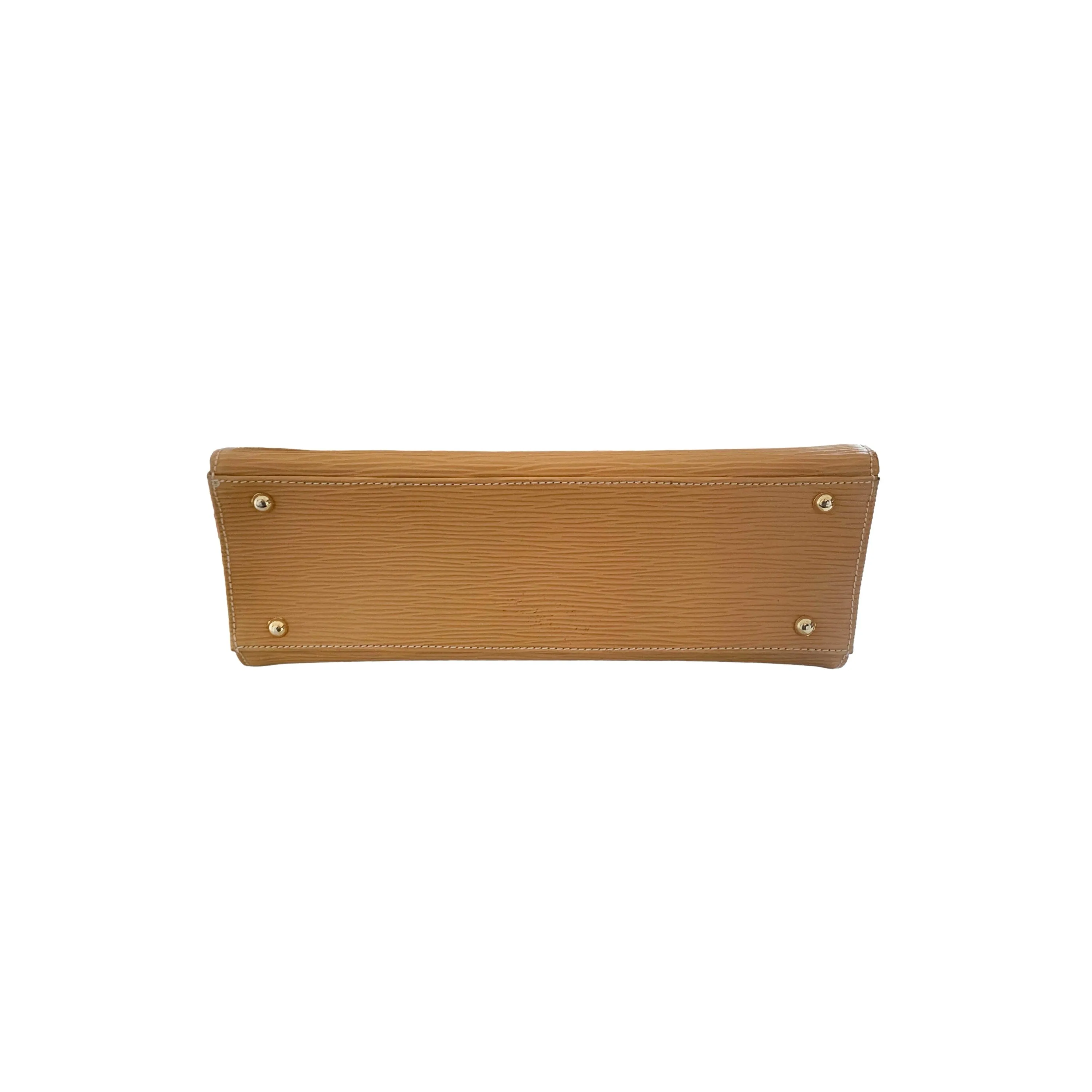 Fendi Mustard Epi Leather 2way Handle Bag