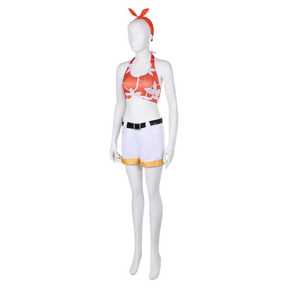 Final Fantasy VII Rebirth Yuffie Kisaragi Printed Swmsuit Swimwear Cosplay Costume Outfits Halloween Carnival Suit