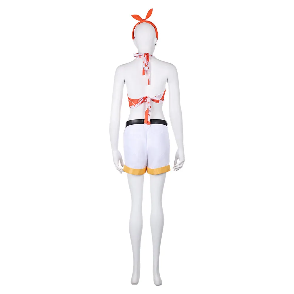 Final Fantasy VII Rebirth Yuffie Kisaragi Printed Swmsuit Swimwear Cosplay Costume Outfits Halloween Carnival Suit
