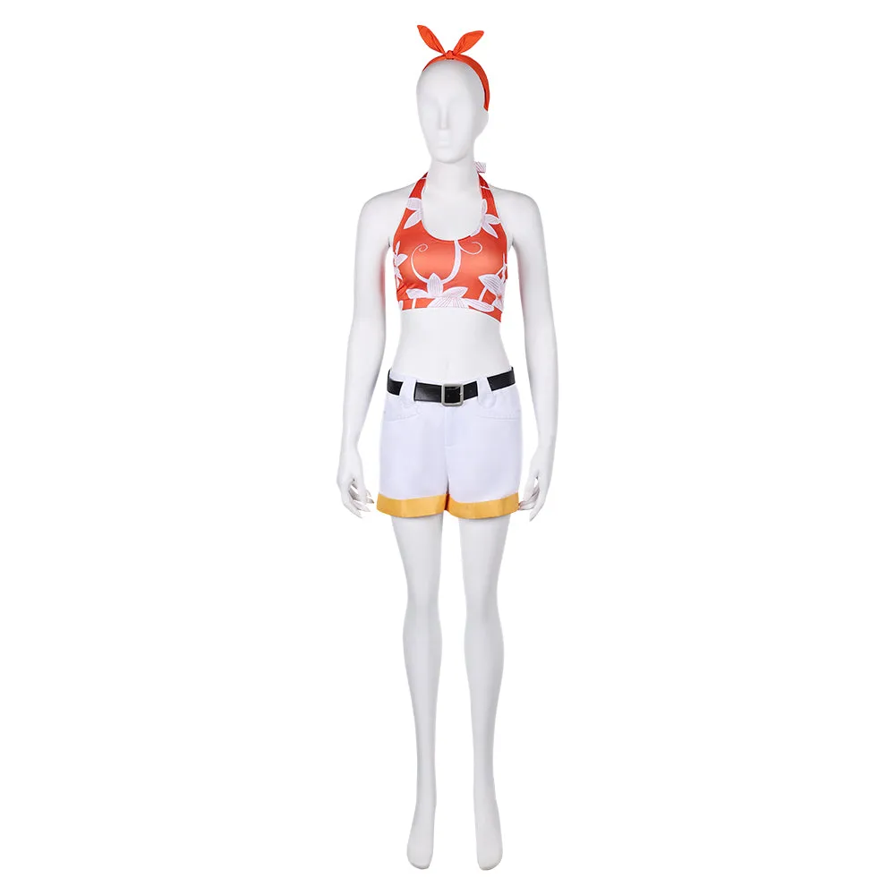 Final Fantasy VII Rebirth Yuffie Kisaragi Printed Swmsuit Swimwear Cosplay Costume Outfits Halloween Carnival Suit