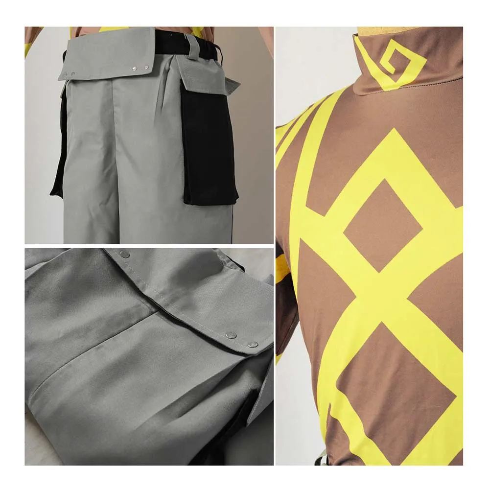 Fire Force Ogun Montgomery Cosplay Costume Outfits Halloween Carnival Suit