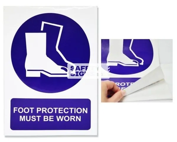 Foot Protection Must Be Worn (M012_VNL)