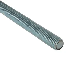 ForgeFix Threaded Rod Zinc Plated M12 x 1m Single