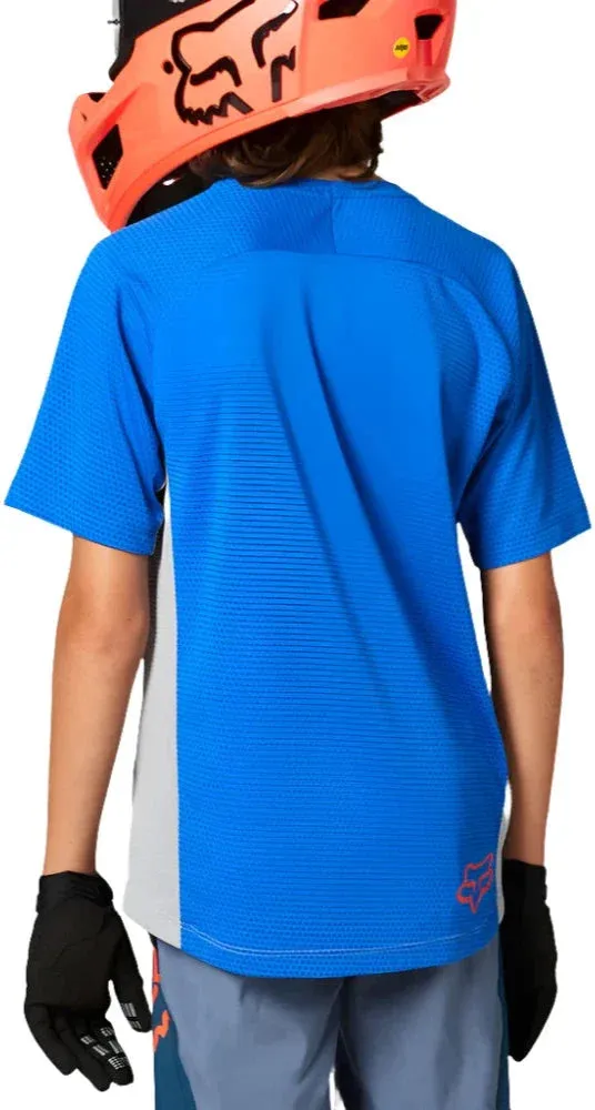 Fox YOUTH DEFEND SS JERSEY - Steel Grey