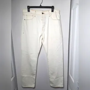 Frame women's jeans cream white le slouch straight leg sz 29
