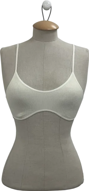 Free People Cream Simply There Bralette UK XS/S