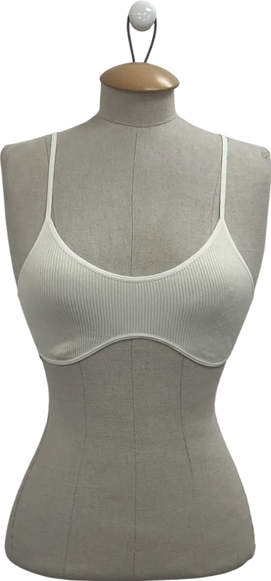 Free People Cream Simply There Bralette UK XS/S