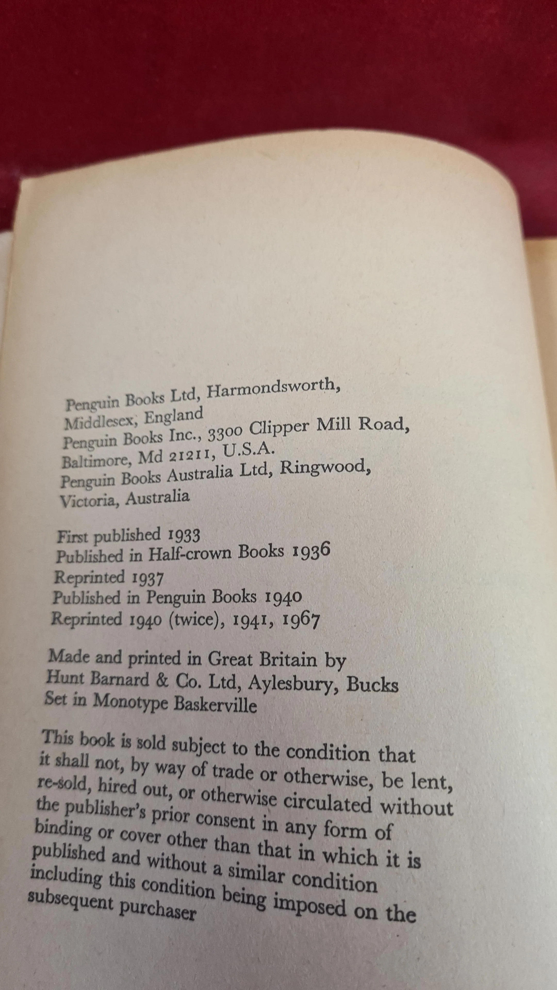 FREE WHEN PURCHASED WITH ANOTHER BOOK, John Dickson Carr - Hag's Nook, 1967