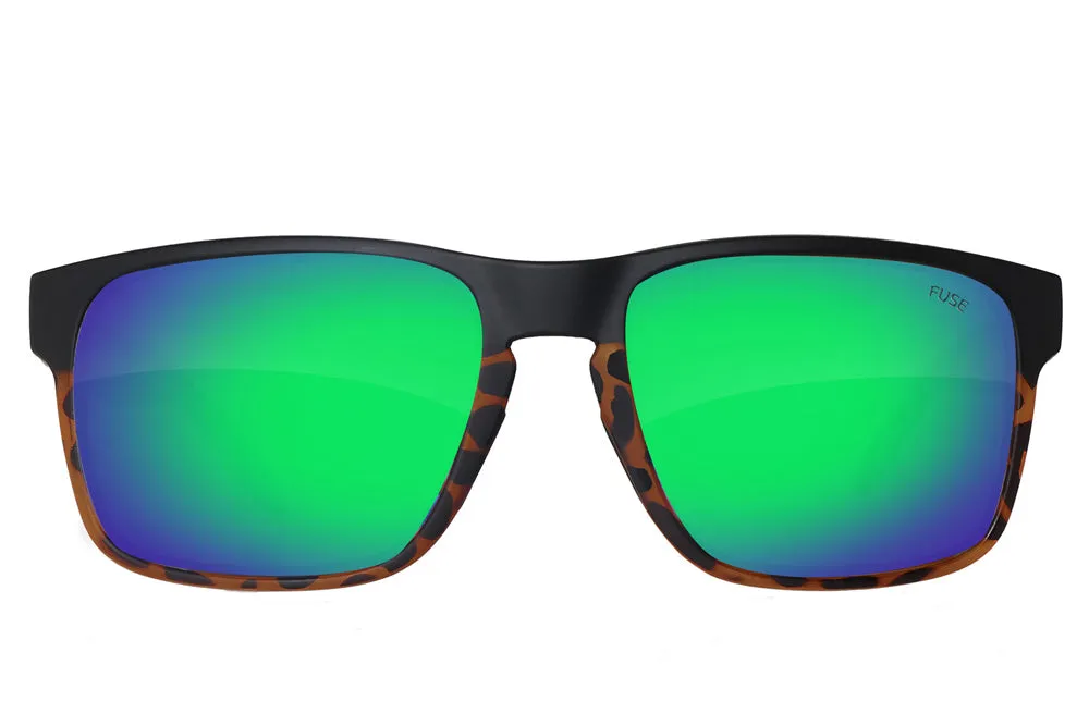 Fuse Egmont XL Sunglasses | Matte Black Tortoise Fade