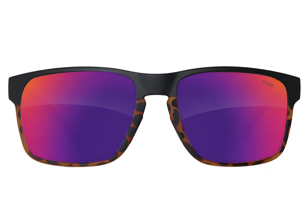 Fuse Egmont XL Sunglasses | Matte Black Tortoise Fade