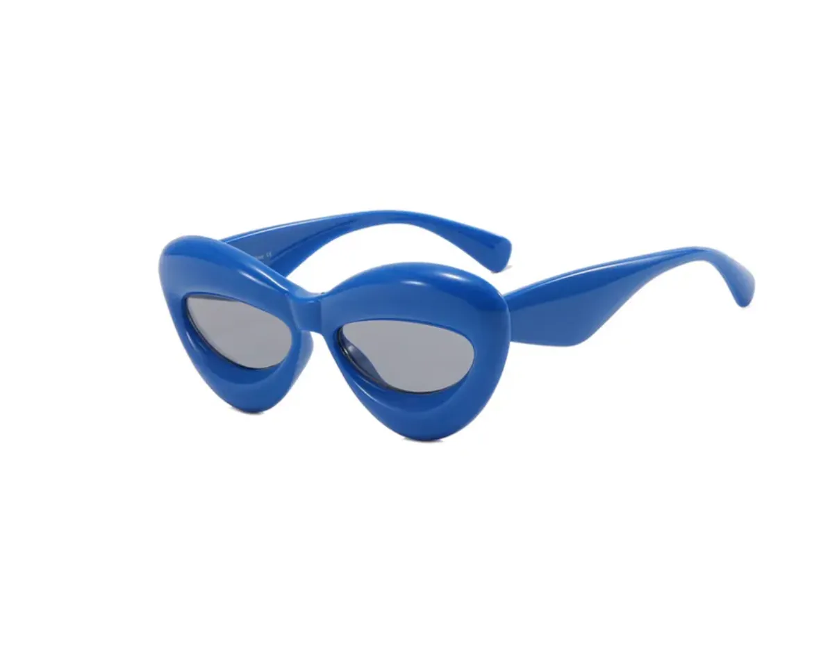Gafas de Sol diseño Inflado Hipster Punk Antro Rectangular y Cat Eye