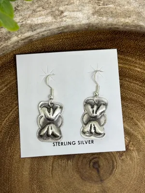 Gale Petite Bowtie Fish Hook Earrings