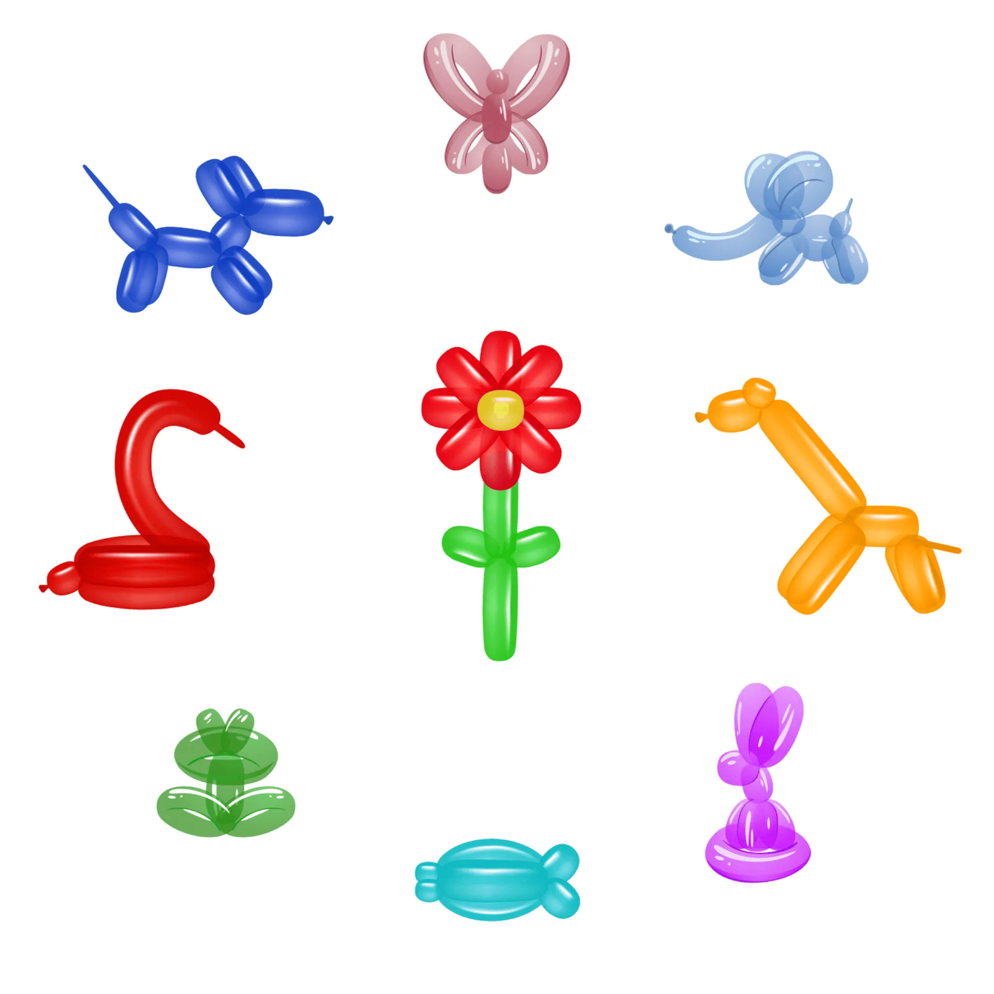Generic Twist & Shape Party Balloons Kit