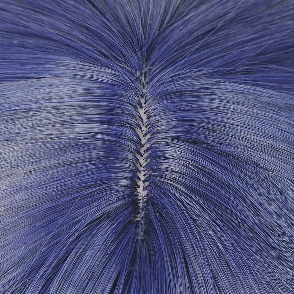 Genshin Impact Clorinde Game Character Cosplay Blue Wig Heat Resistant Synthetic Hair Props