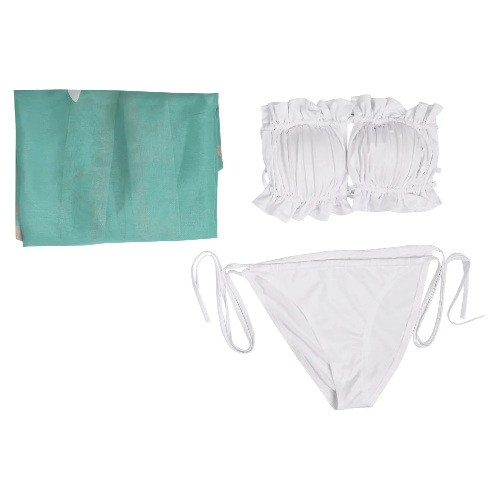 Genshin Impact  Venti/Barbatos Cosplay Costume Swimwear Cloak Outfits Halloween Carnival Suit