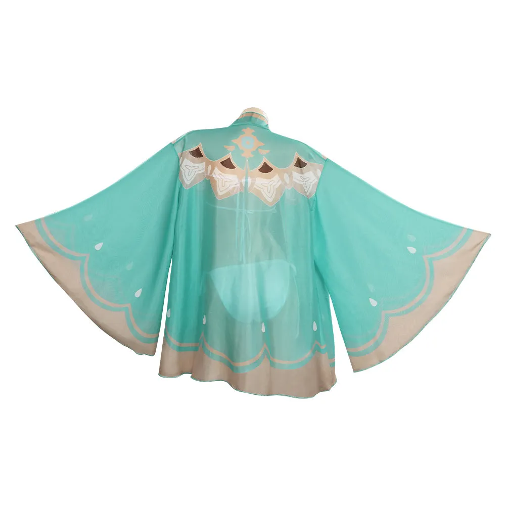 Genshin Impact  Venti/Barbatos Cosplay Costume Swimwear Cloak Outfits Halloween Carnival Suit