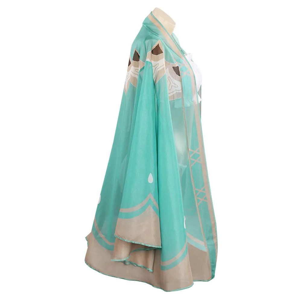 Genshin Impact  Venti/Barbatos Cosplay Costume Swimwear Cloak Outfits Halloween Carnival Suit