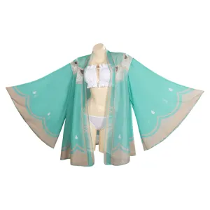 Genshin Impact  Venti/Barbatos Cosplay Costume Swimwear Cloak Outfits Halloween Carnival Suit