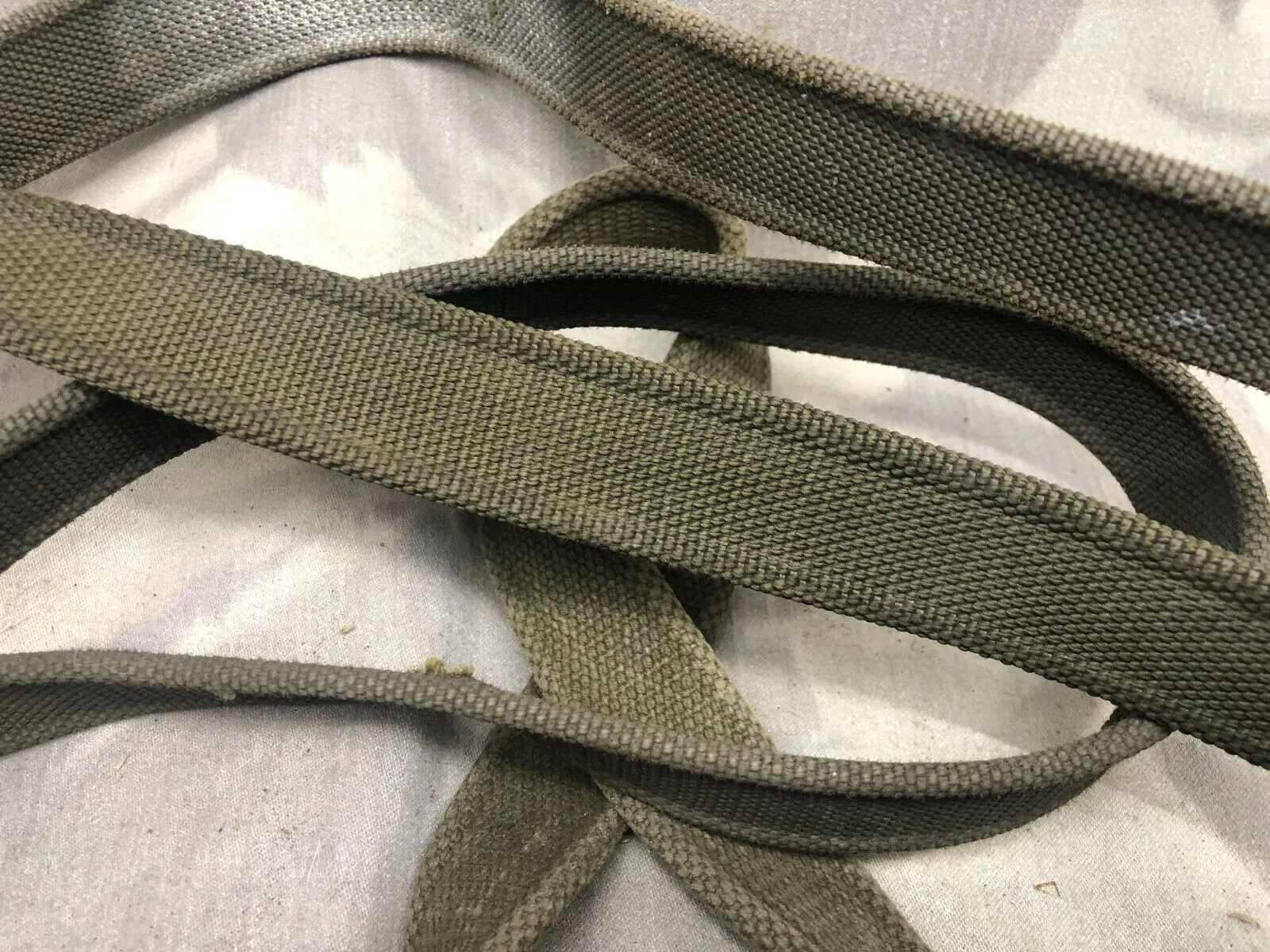 Genuine British Army SLR Rifle Sling / Shoulder Strap - Used Worn Condition