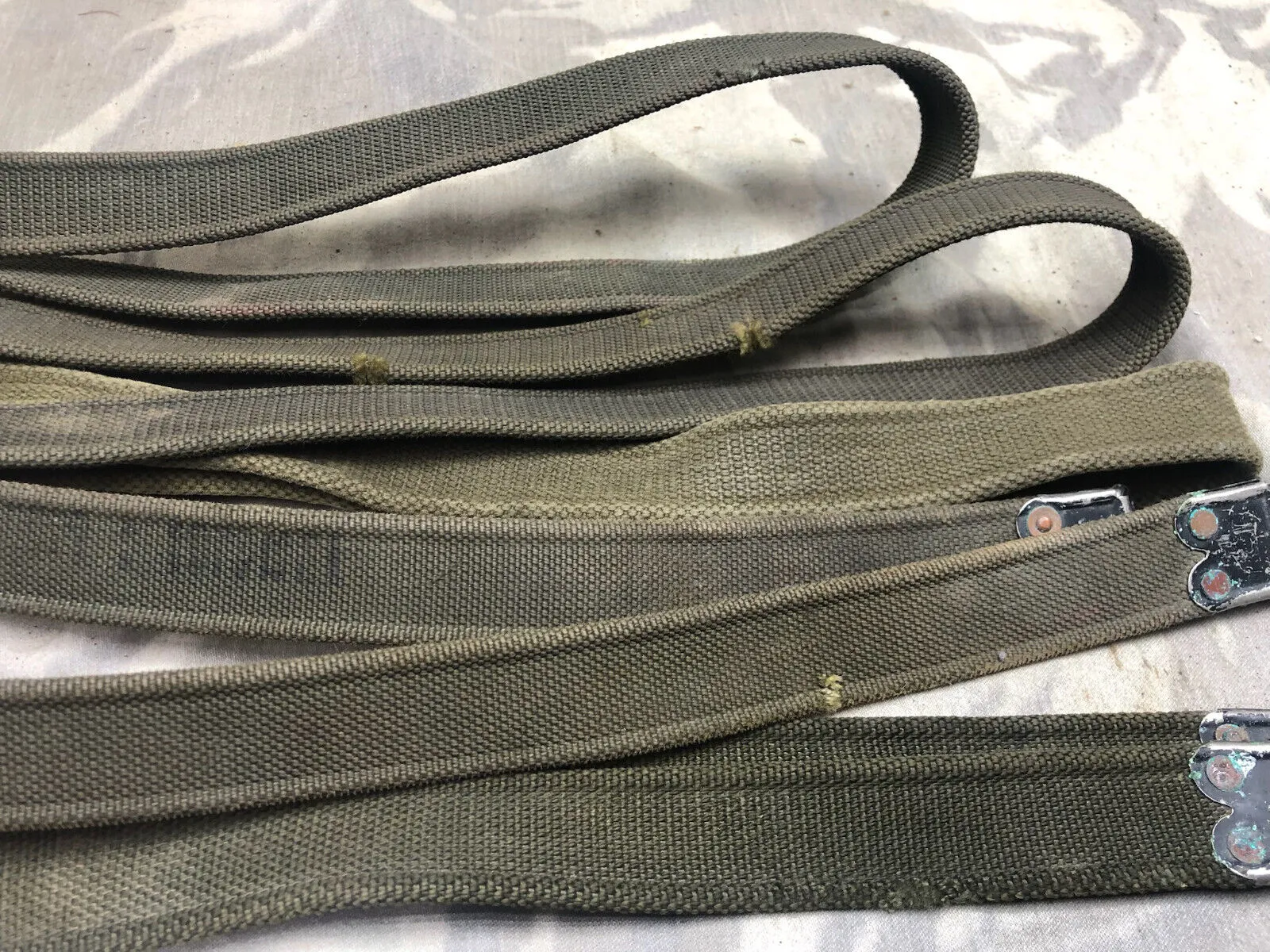 Genuine British Army SLR Rifle Sling / Shoulder Strap - Used Worn Condition