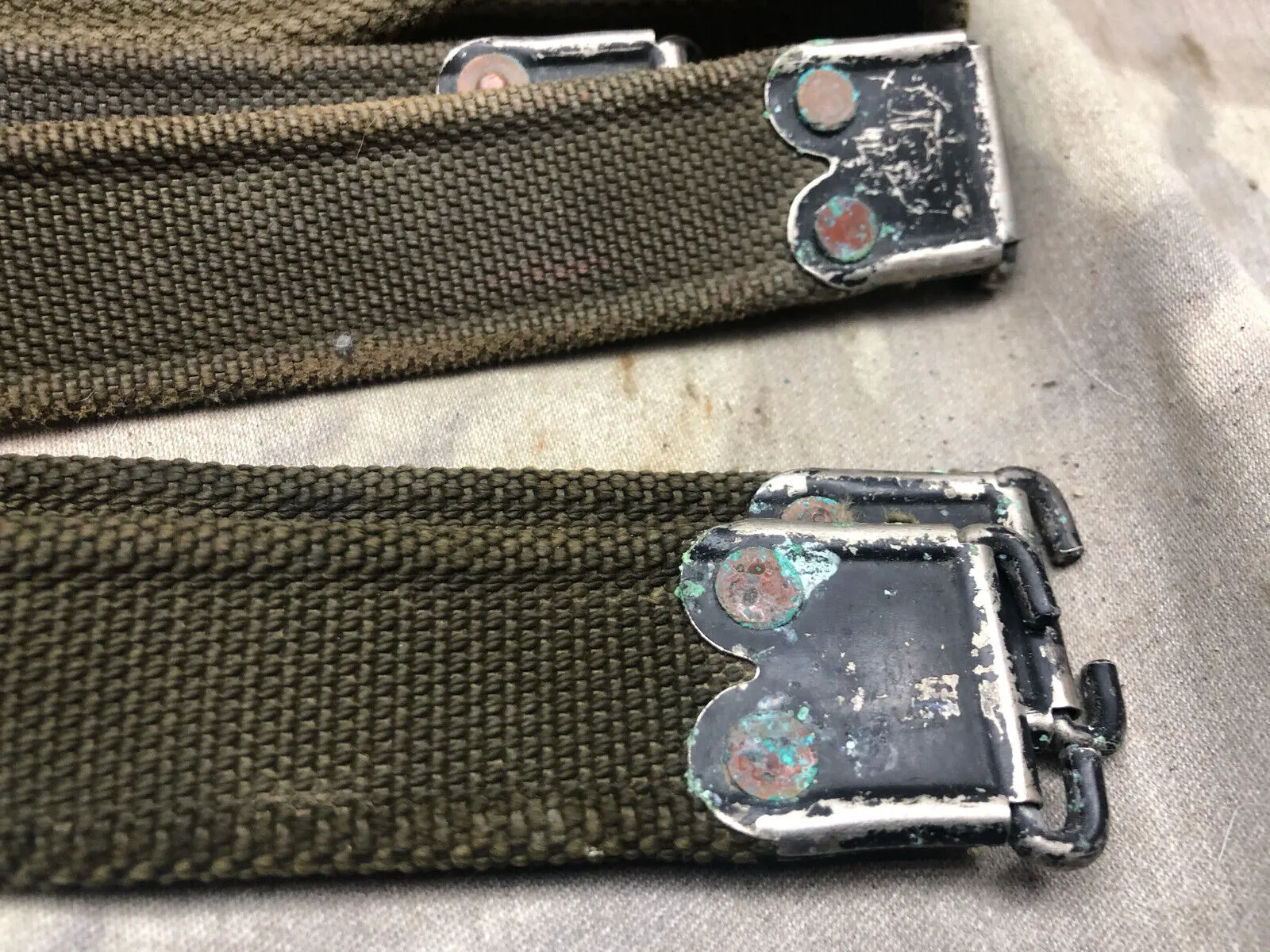 Genuine British Army SLR Rifle Sling / Shoulder Strap - Used Worn Condition