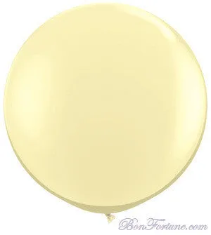 Giant Round Balloon-Antique Ivory