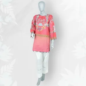 Girls Casual Printed Lawn Kurti - PRST-064