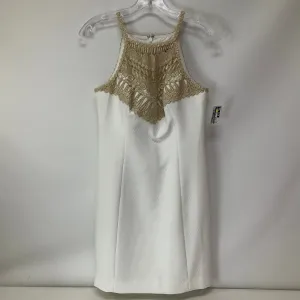 Gold & White Dress Casual Short Lilly Pulitzer, Size 2