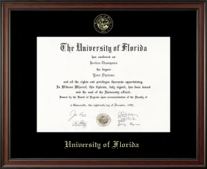 Gold Embossed Studio Diploma Frame-321532
