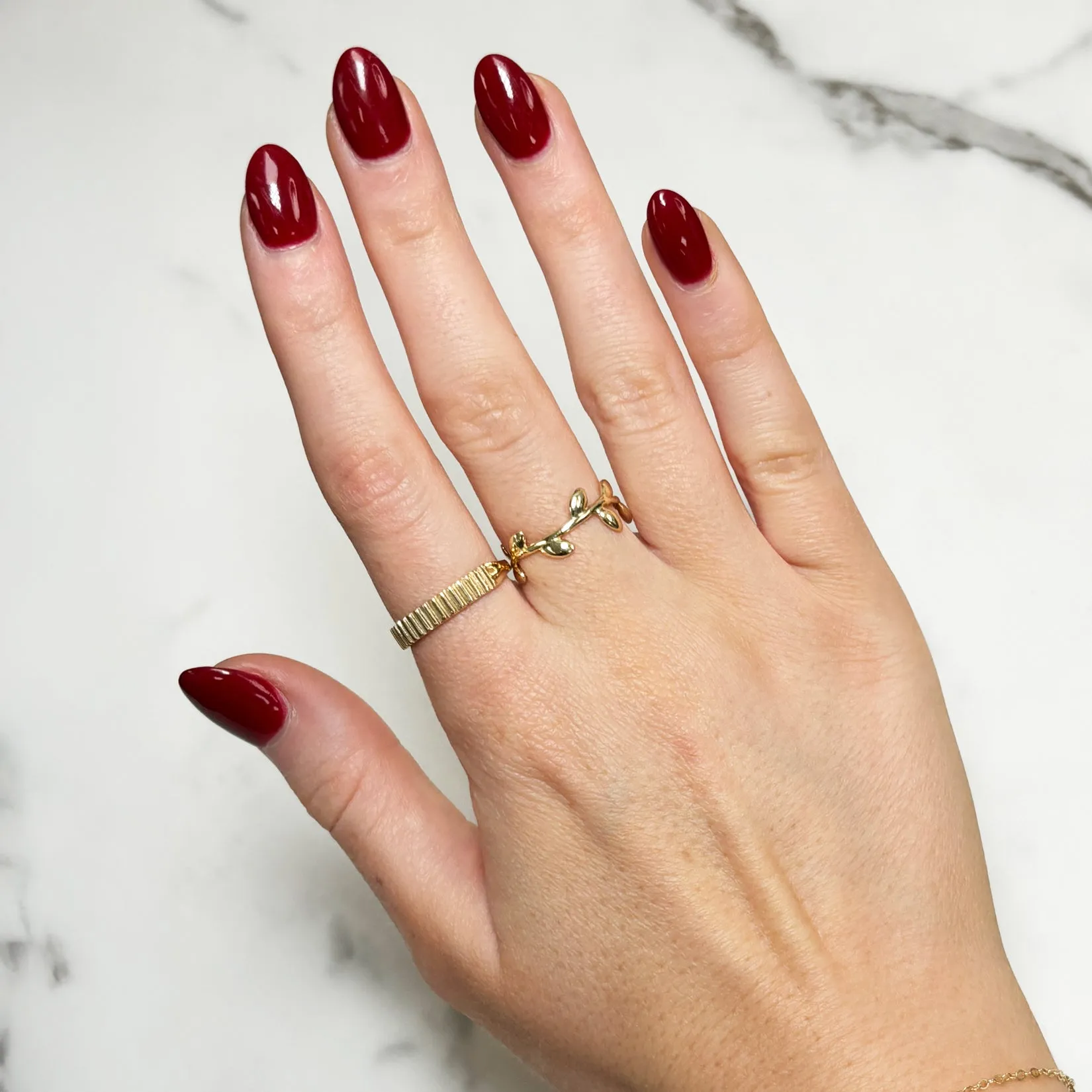 Gold Leaf Ring