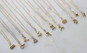 Gold Zodiac Necklace