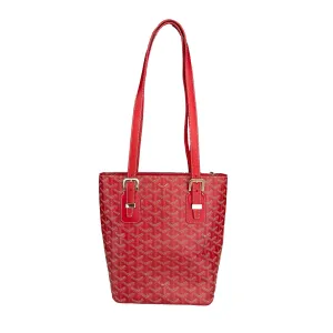 Goyard Red Monogram Tote