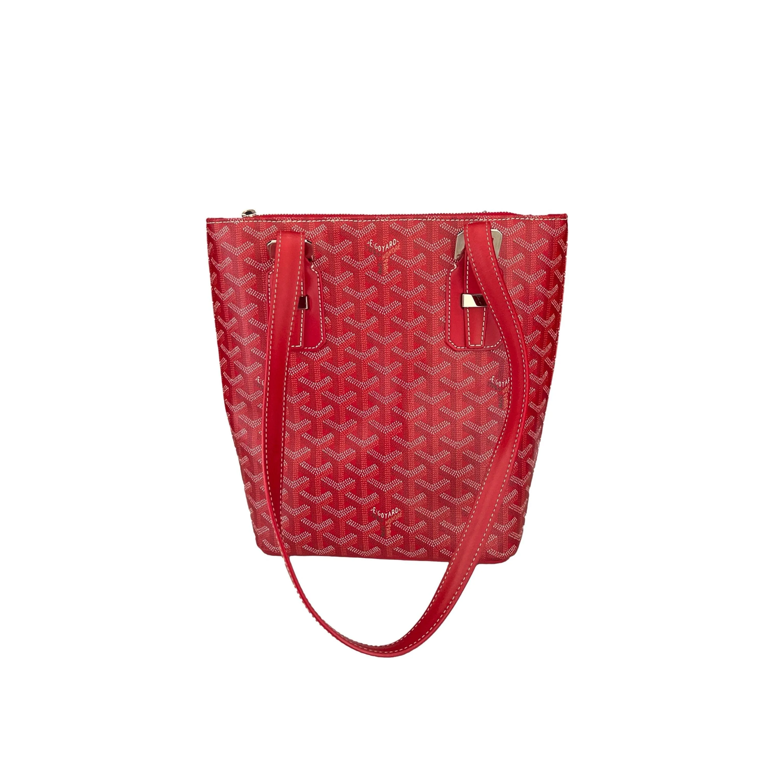 Goyard Red Monogram Tote