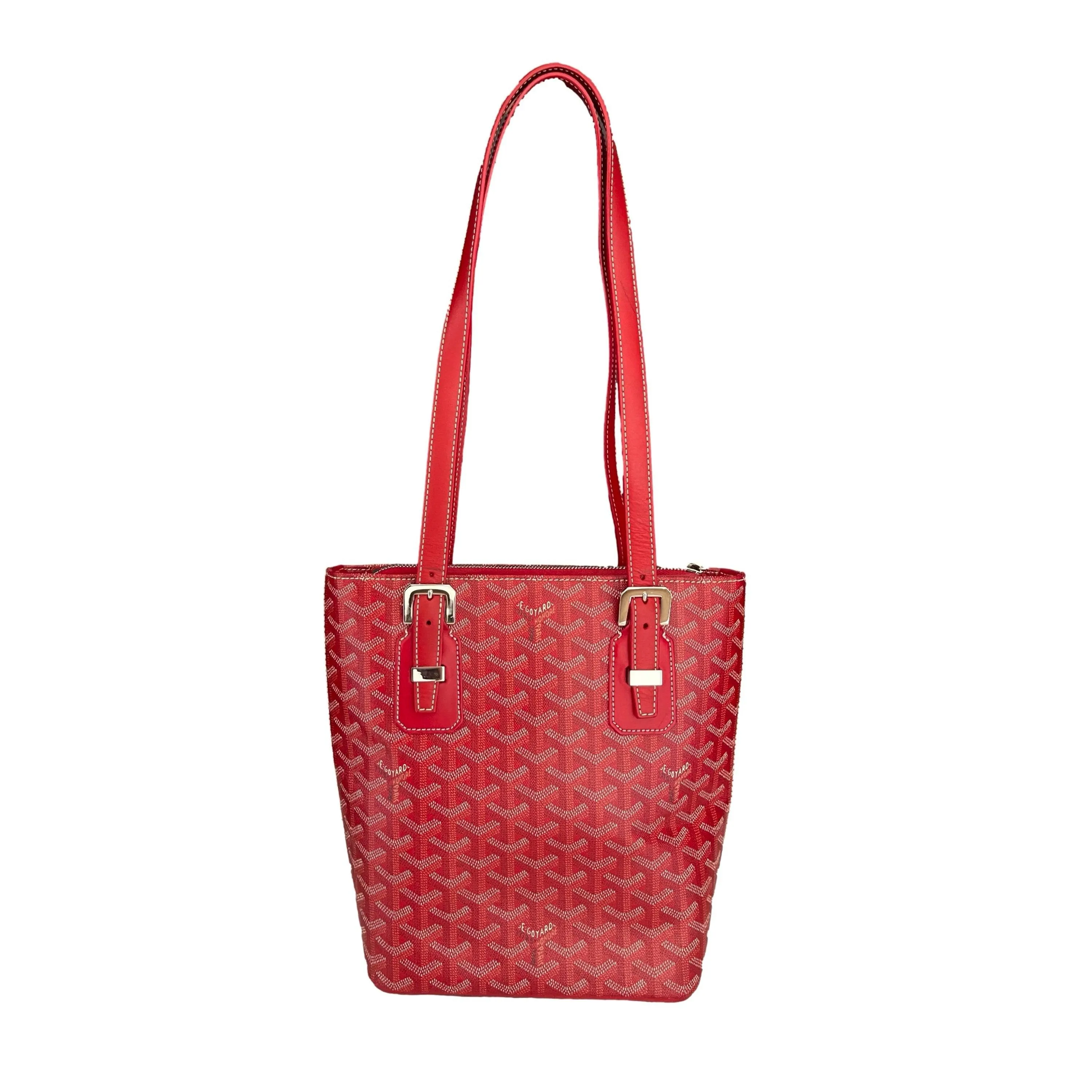 Goyard Red Monogram Tote