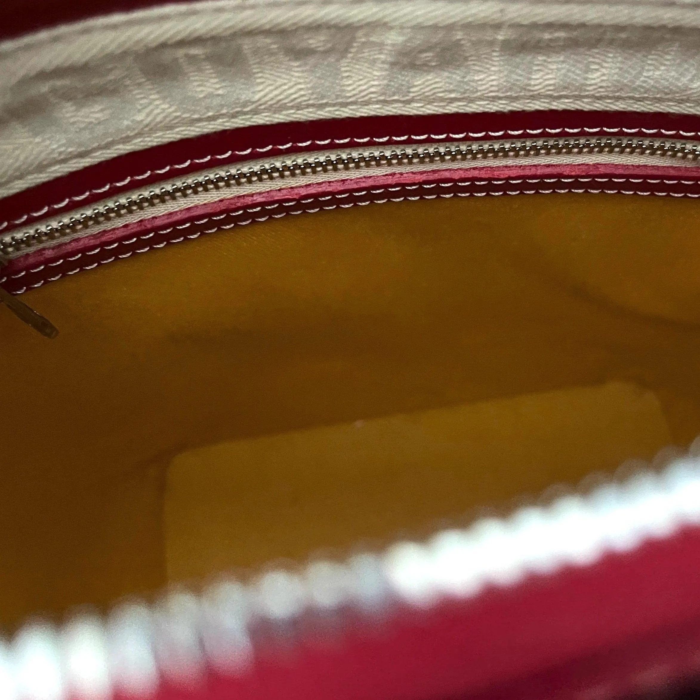 Goyard Red Monogram Tote