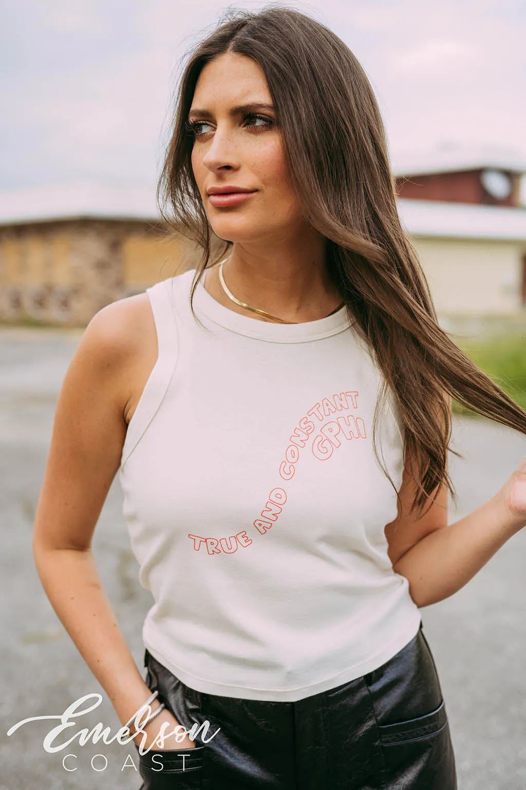 GPhi True and Constant Tank Top
