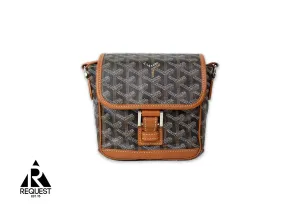 Grand Bleu PM Messenger Bag "Black & Tan"
