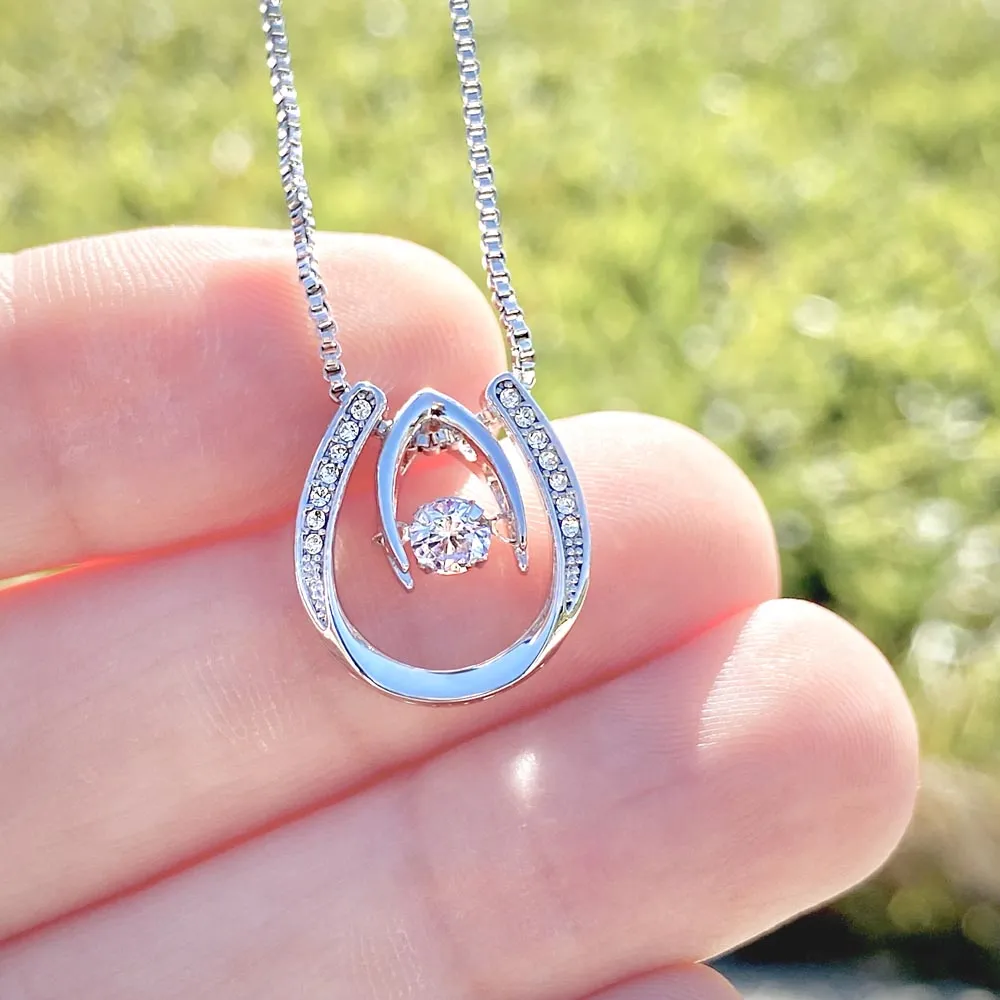 Granddaughter Gift - Be Bold and Beautiful - Horseshoe Necklace