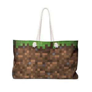 Grass Block Weekender Bag